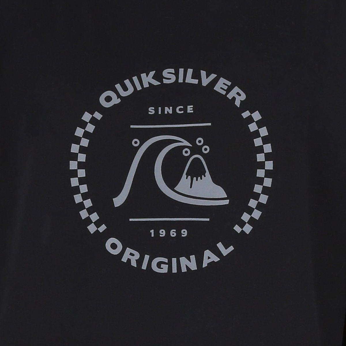 Polerón Quiksilver HOODIE LONGFIT Hombre Black-3