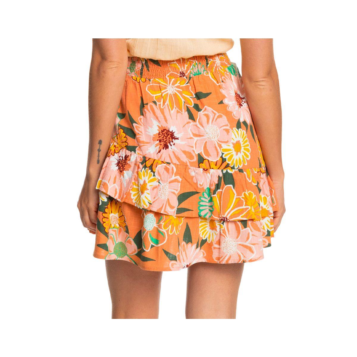 Falda Roxy Cosmic Mujer Glow  Amarilla-1