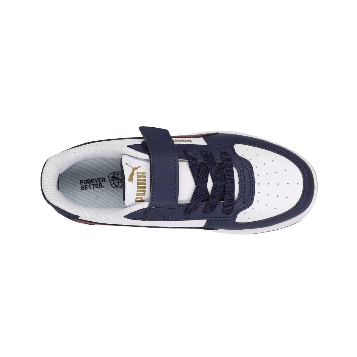 Zapatilla Puma Caven 2.0 Niño Azul/Blanco-4