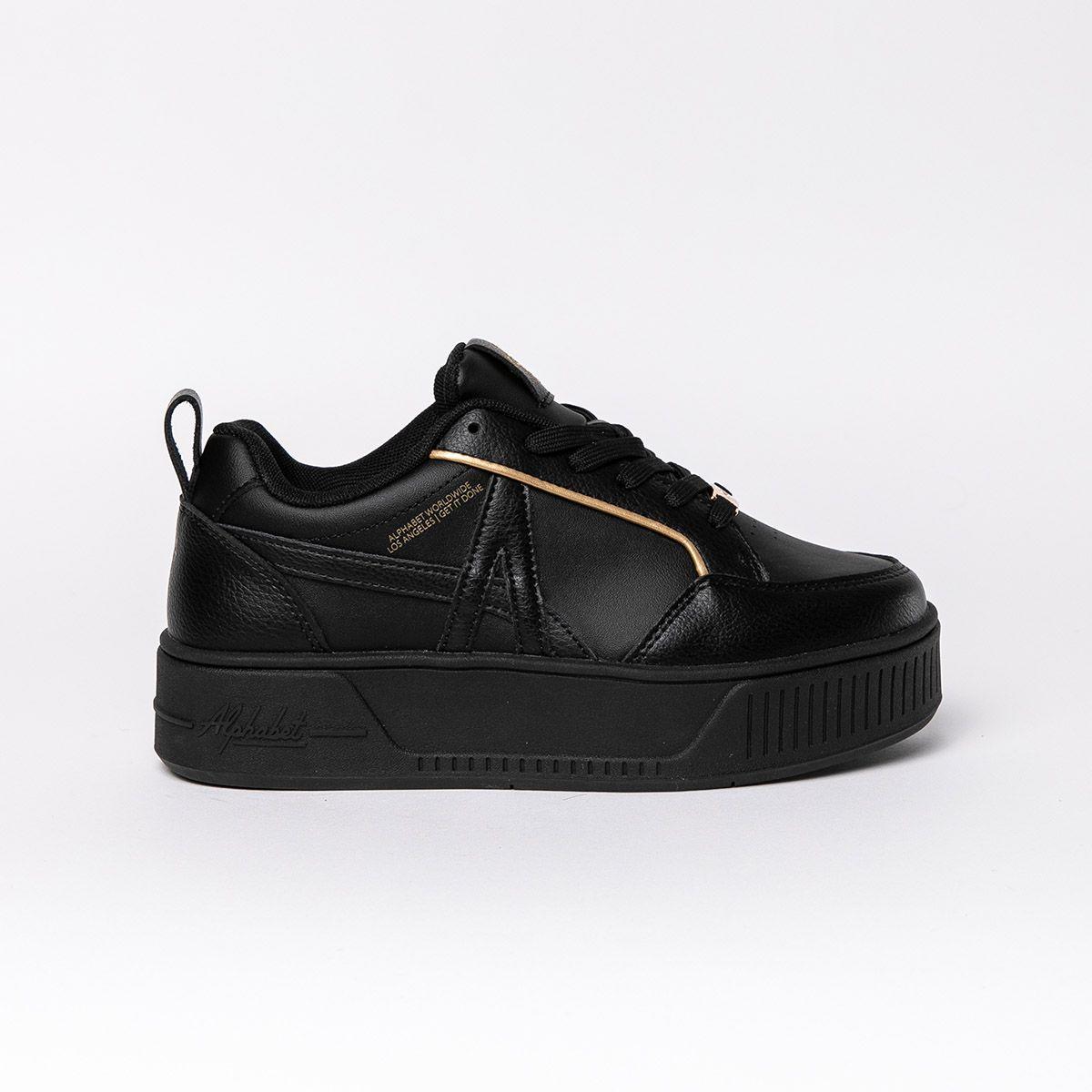 Zapatillas ALPHABET Negro Mujer Cloud Walk Low 334-0