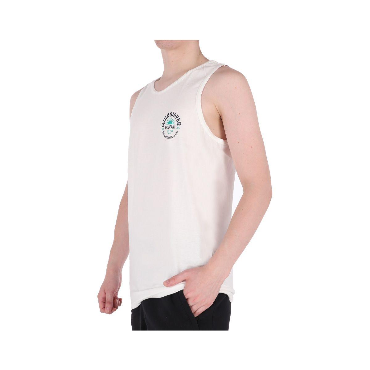 Polera Hombre  Quiksilver Sunshine Blanco-1