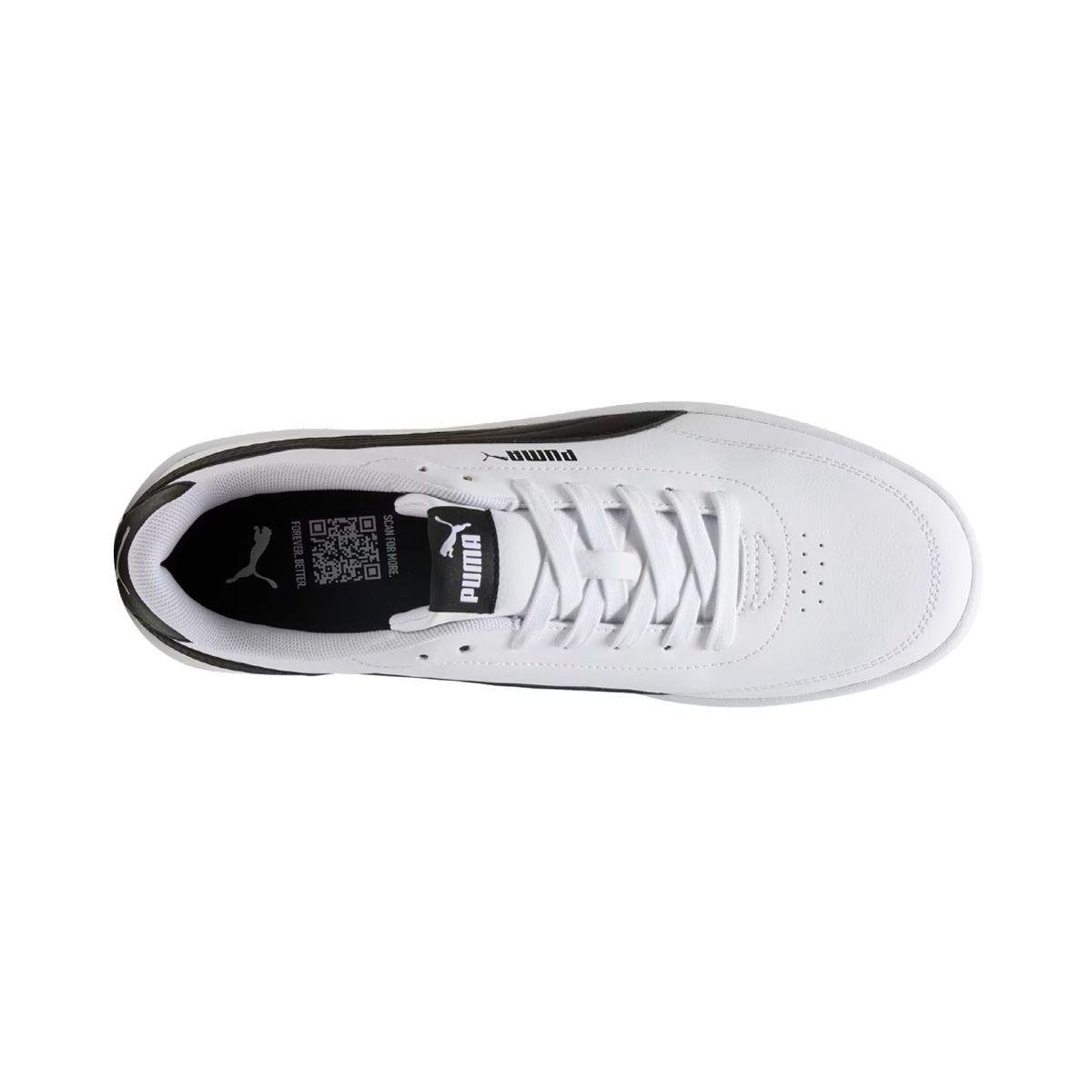 Zapatillas Hombre Court Classic Vulc Puma Blancas/Negras-4