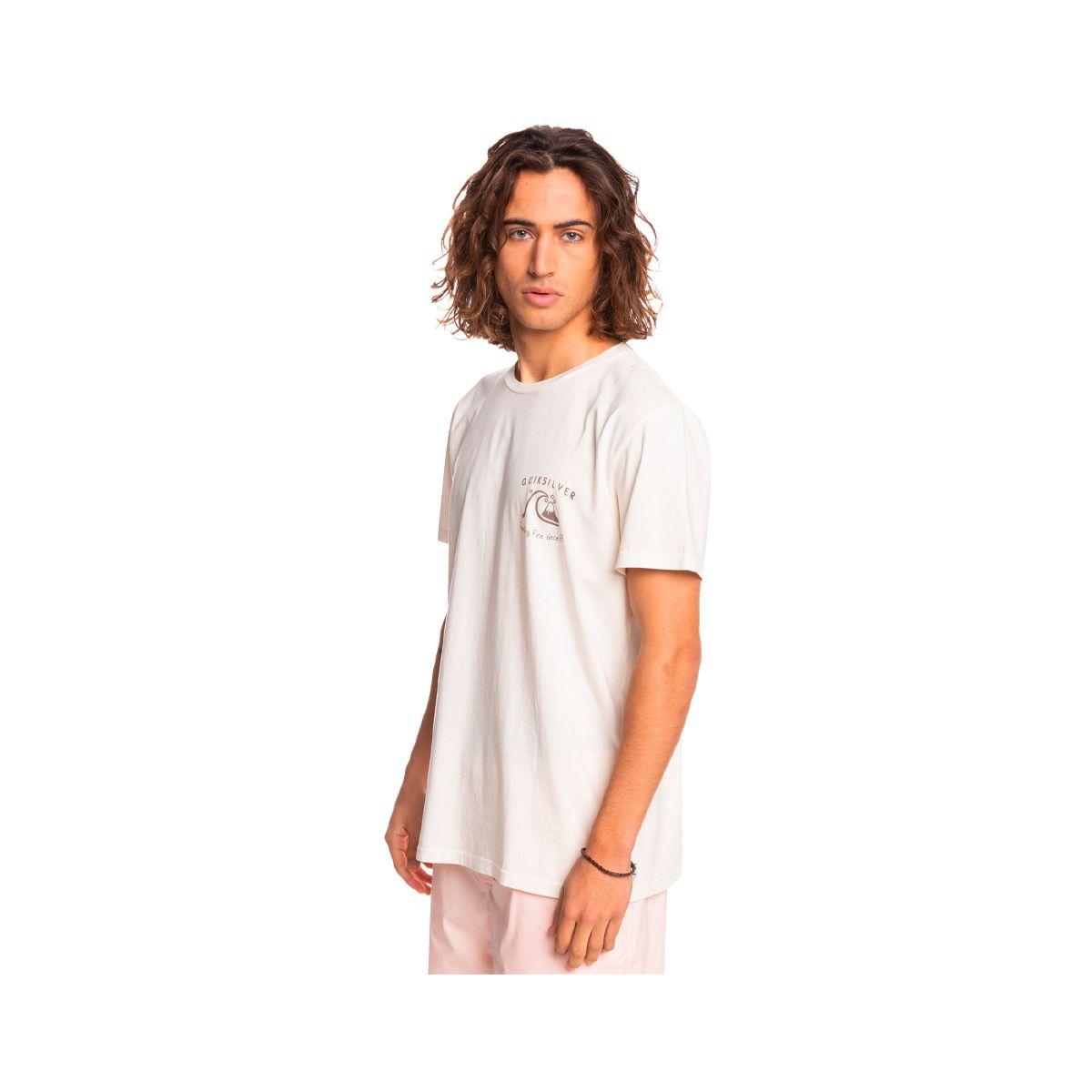 Polera Quiksilver Coastline Breakfast Hombre White-1