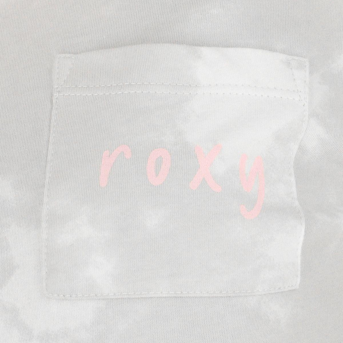 Polera Roxy Crop Tie Dye Mujer Gris-3