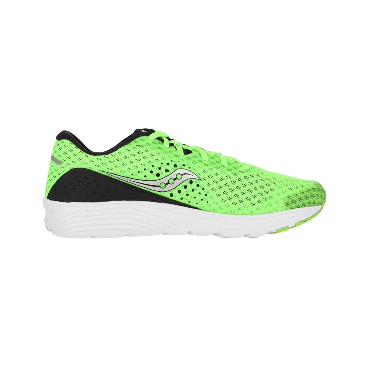 Zapatilla Hombre Saucony Kinvara 8 Black/Fluorescent Green-1