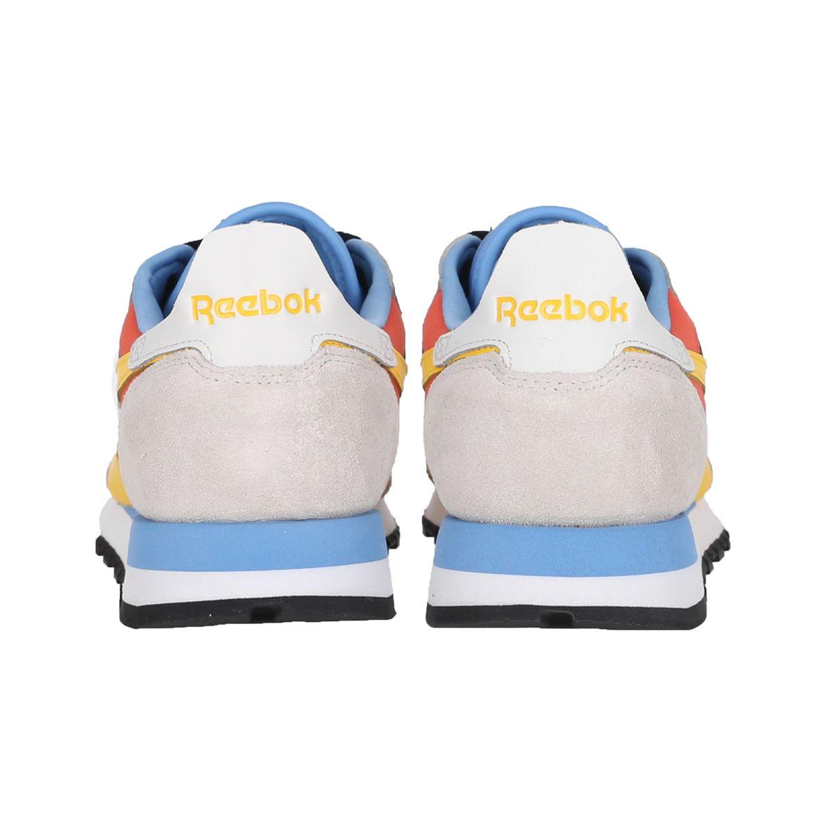Zapatilla Reebok Classic Leather Hombre White/Blue/Red-3