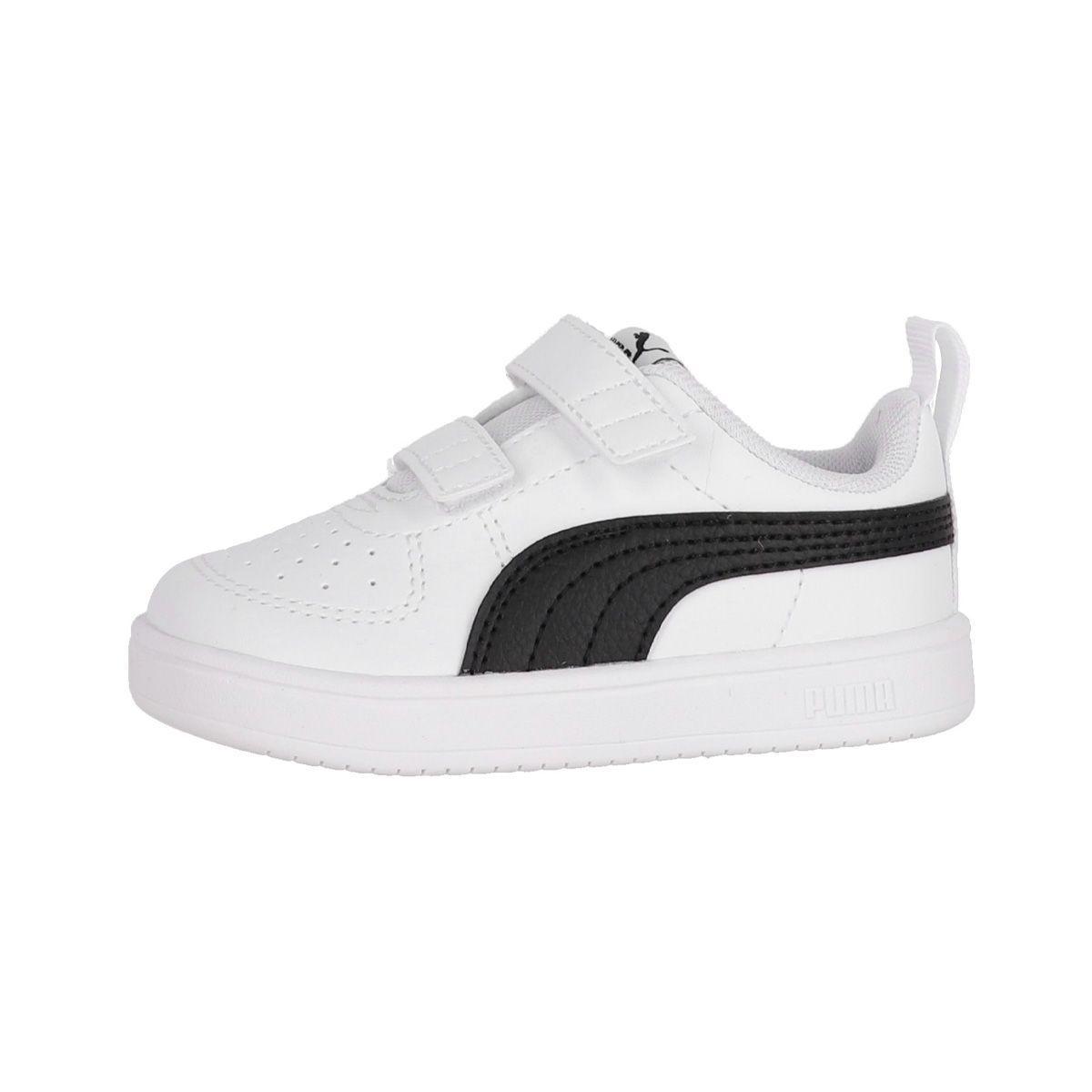 Zapatilla Puma Rickie V Niños TD Blancas/Negras-0
