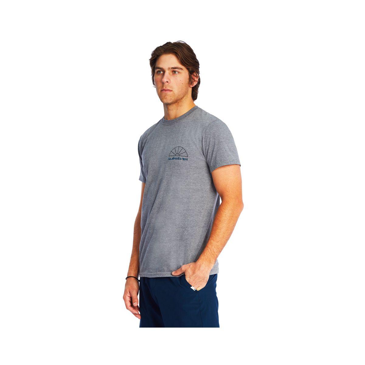 Polera Quiksilver Sun Reflections Hombre Medium Grey Heather-1