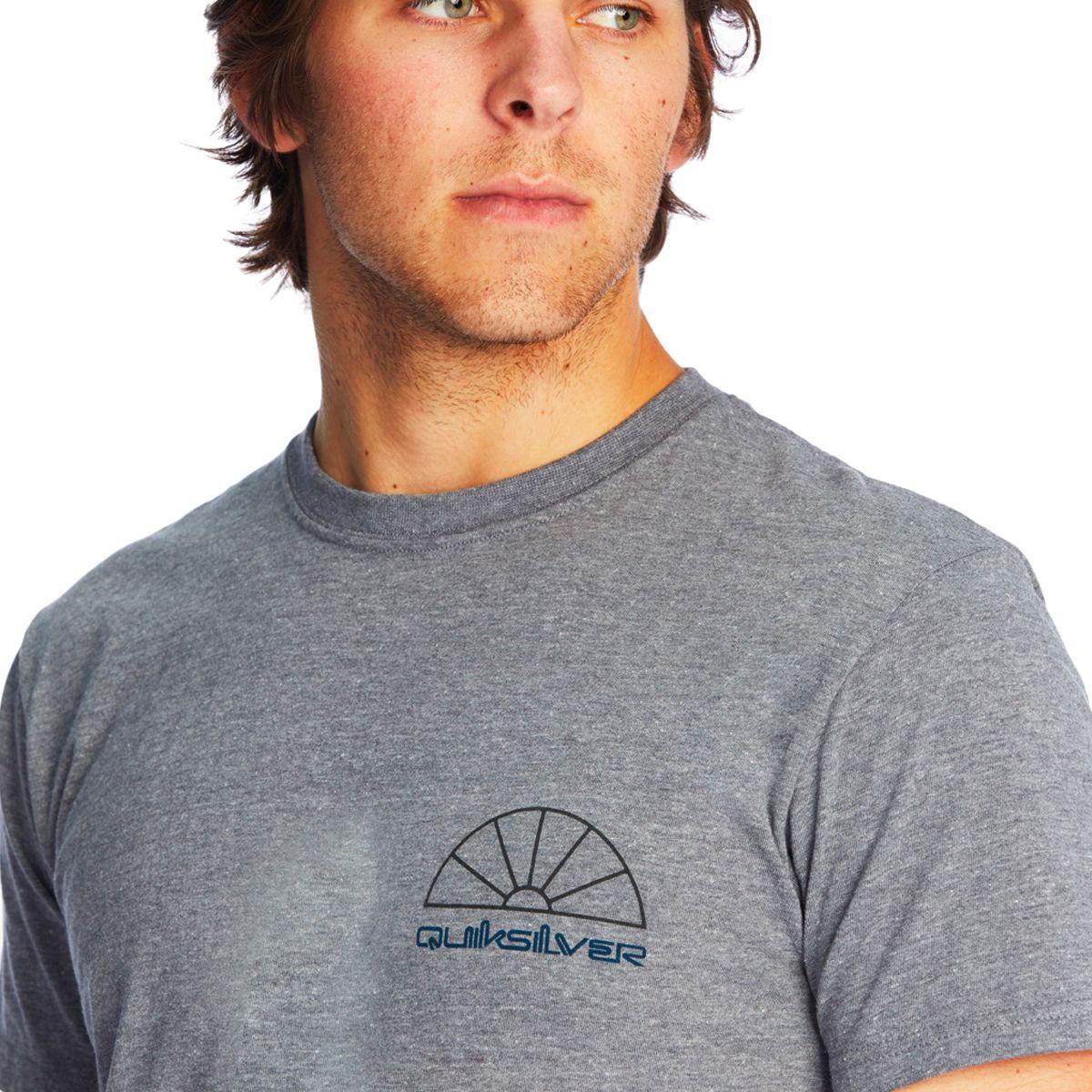Polera Quiksilver Sun Reflections Hombre Medium Grey Heather-4
