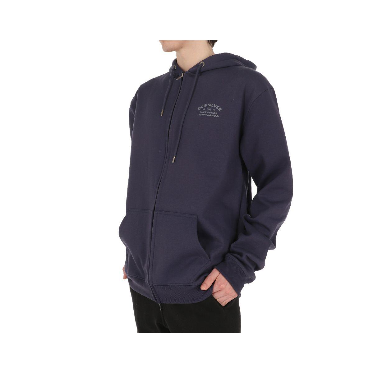 Poleron  Quiksilver Logo Hombre Navy-2
