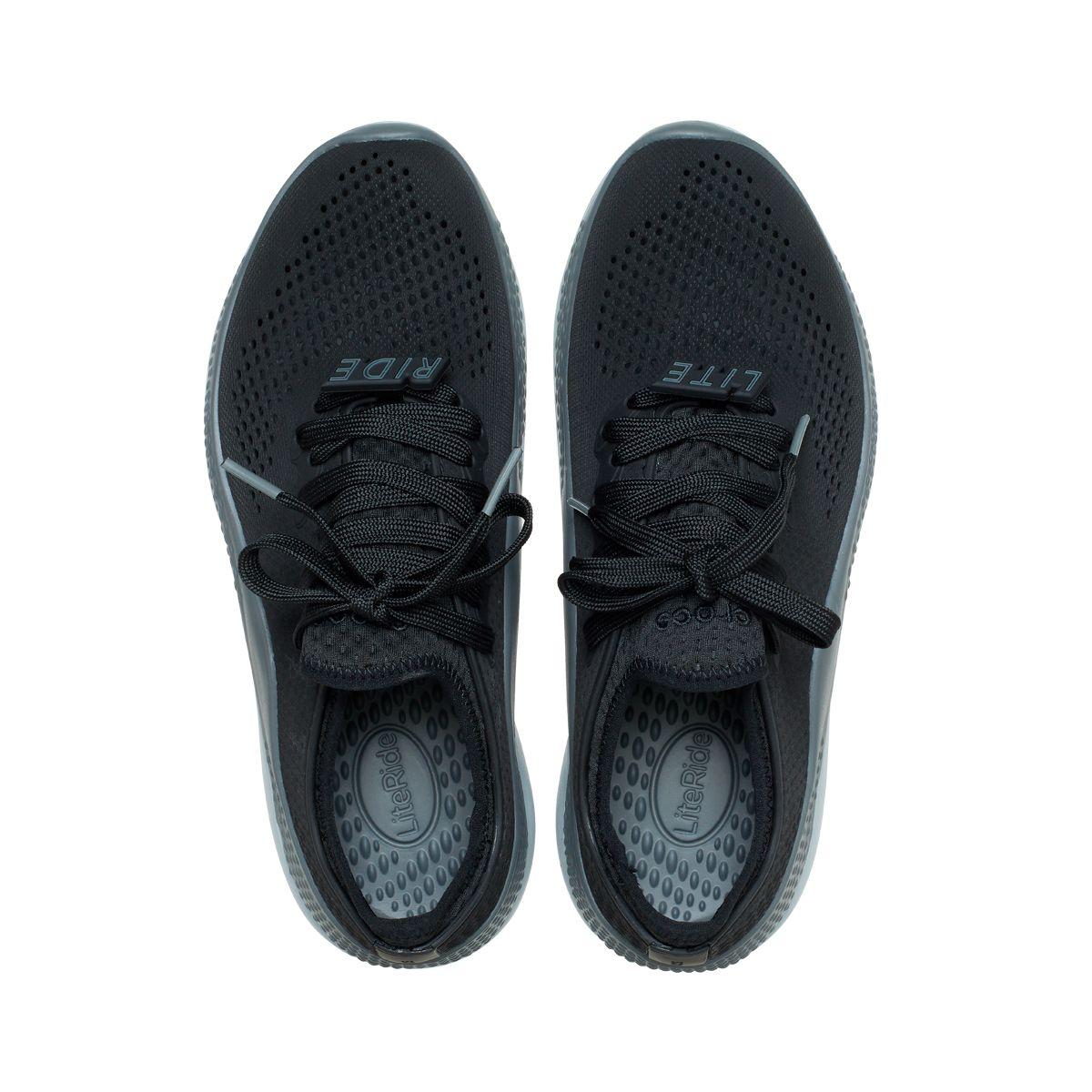 Zapatilla Crocs LiteRide 360 Pacer Mujer Black/Slate Grey-5