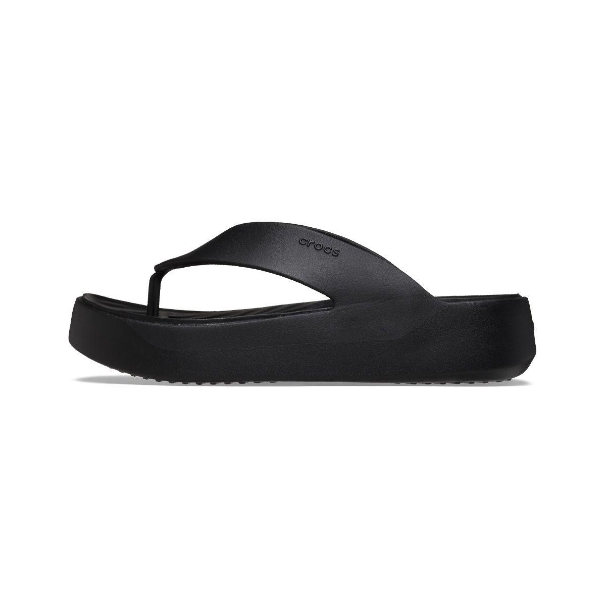 Sandalia Mujer Crocs Getaway Platform Flip  Negro-2