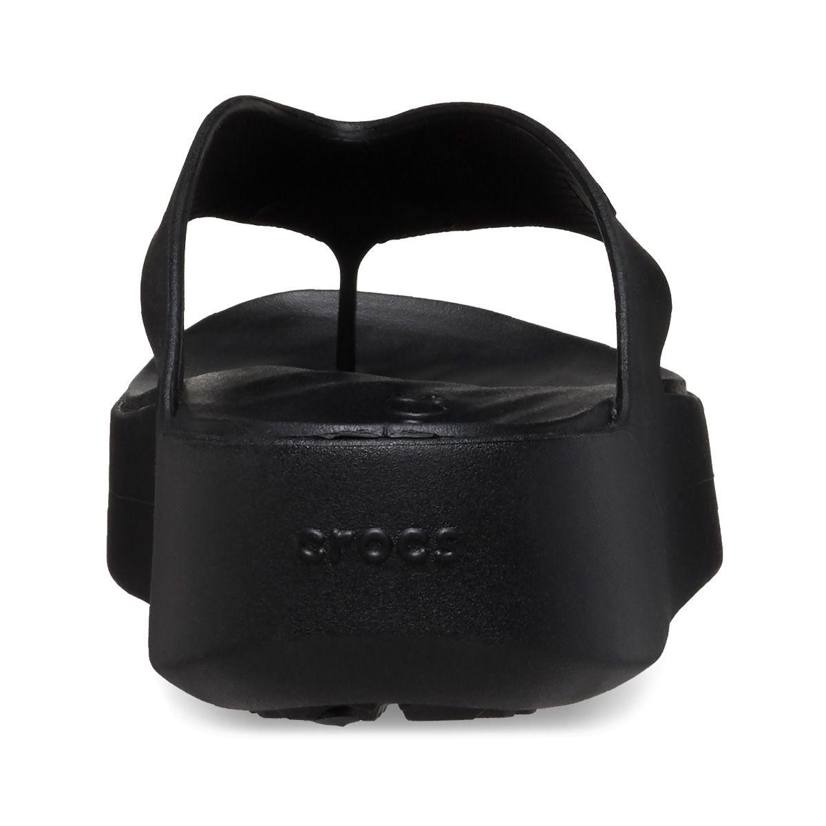 Sandalia Mujer Crocs Getaway Platform Flip  Negro-4