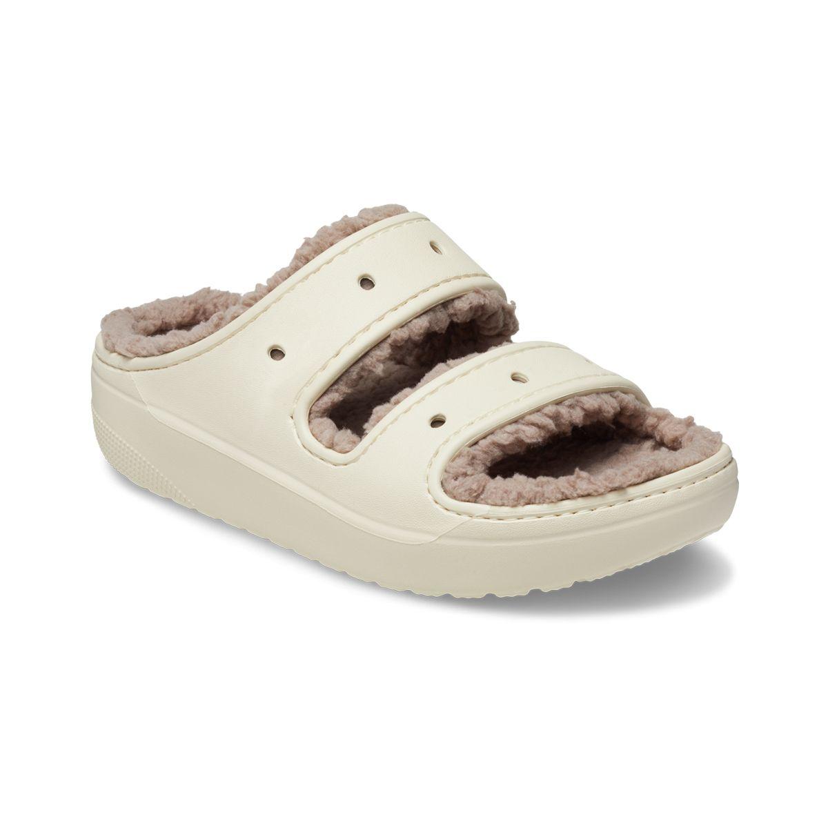 Sandalia Crocs Classic Cozzzy Unisex Bone/Mushroom-0