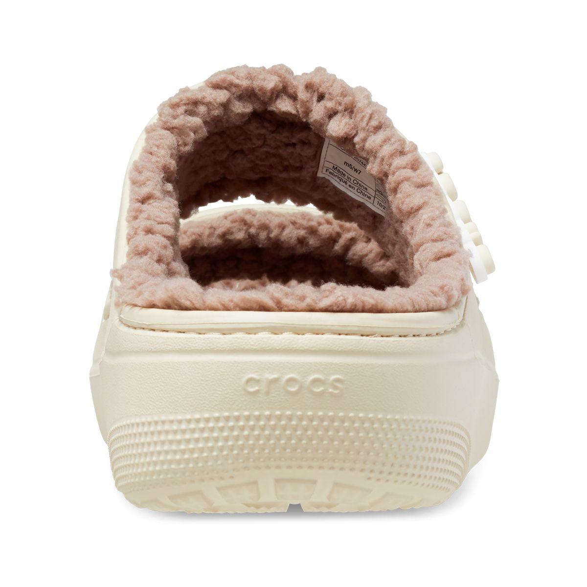 Sandalia Crocs Classic Cozzzy Unisex Bone/Mushroom-4
