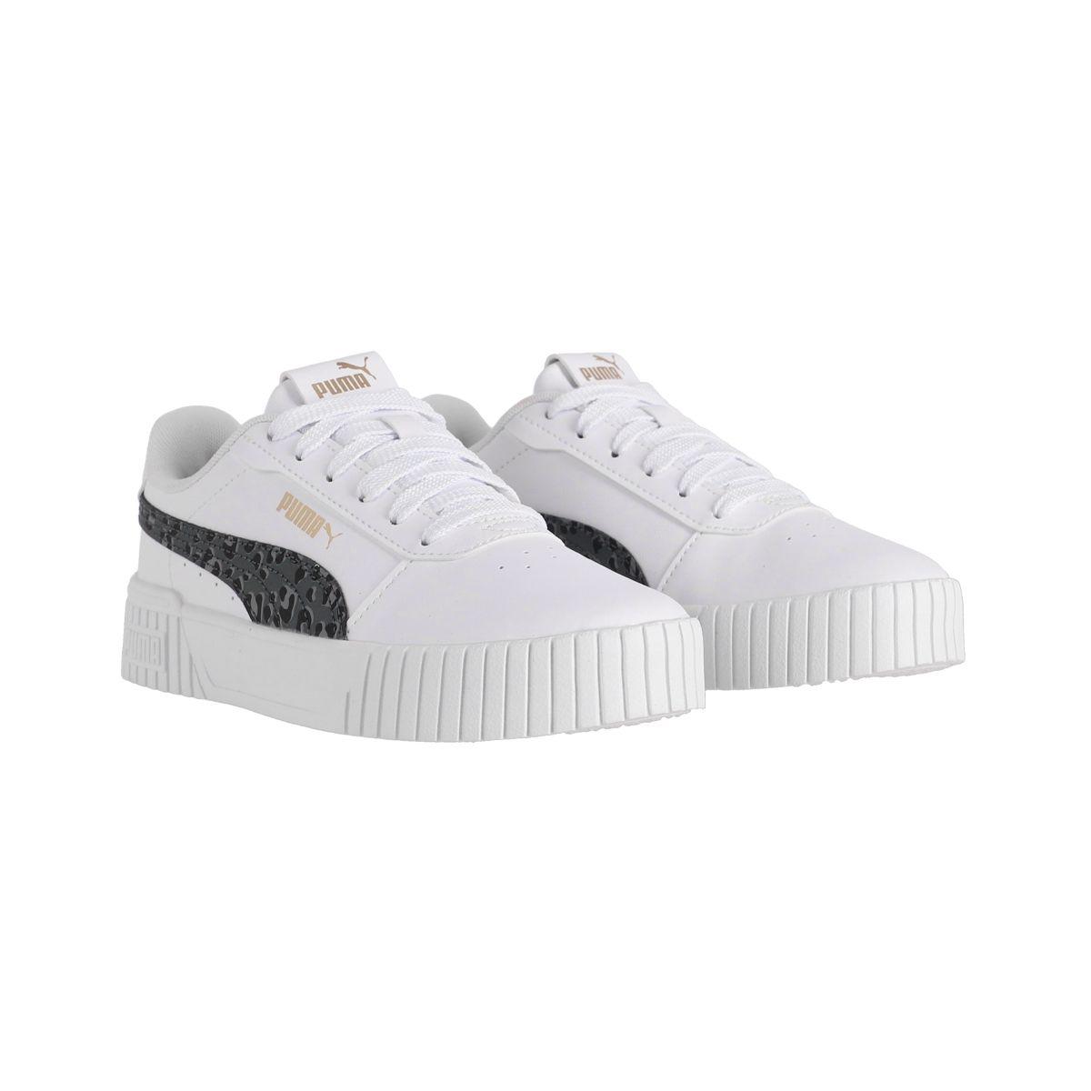 Zapatilla Puma Carina 2.0 Update Joven Blancas/Grises-2