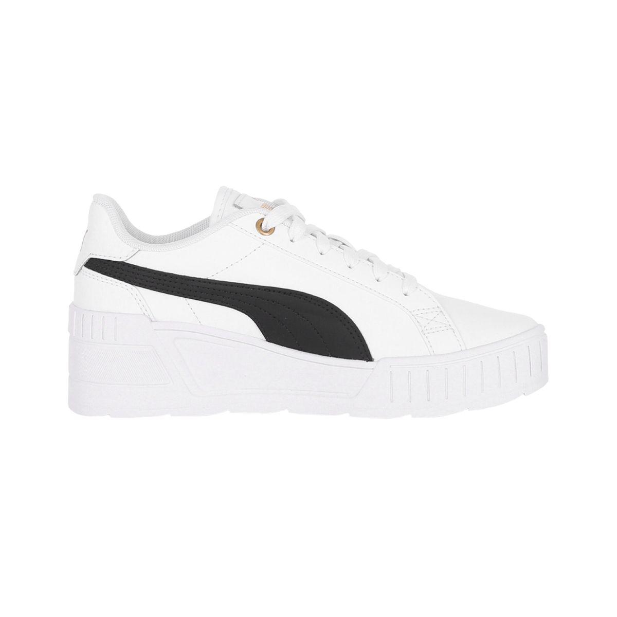 Zapatilla Puma Karmen Wedge Mujer White/Black-1