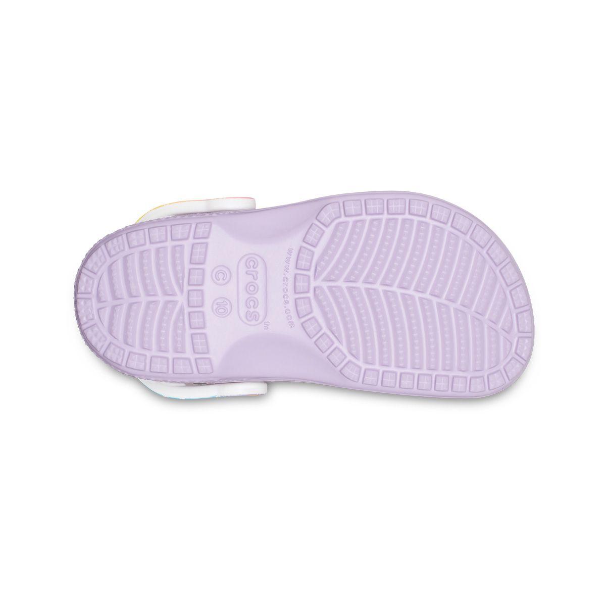Zueco Crocs Classic Peppa Pig Niños TD Purple-3