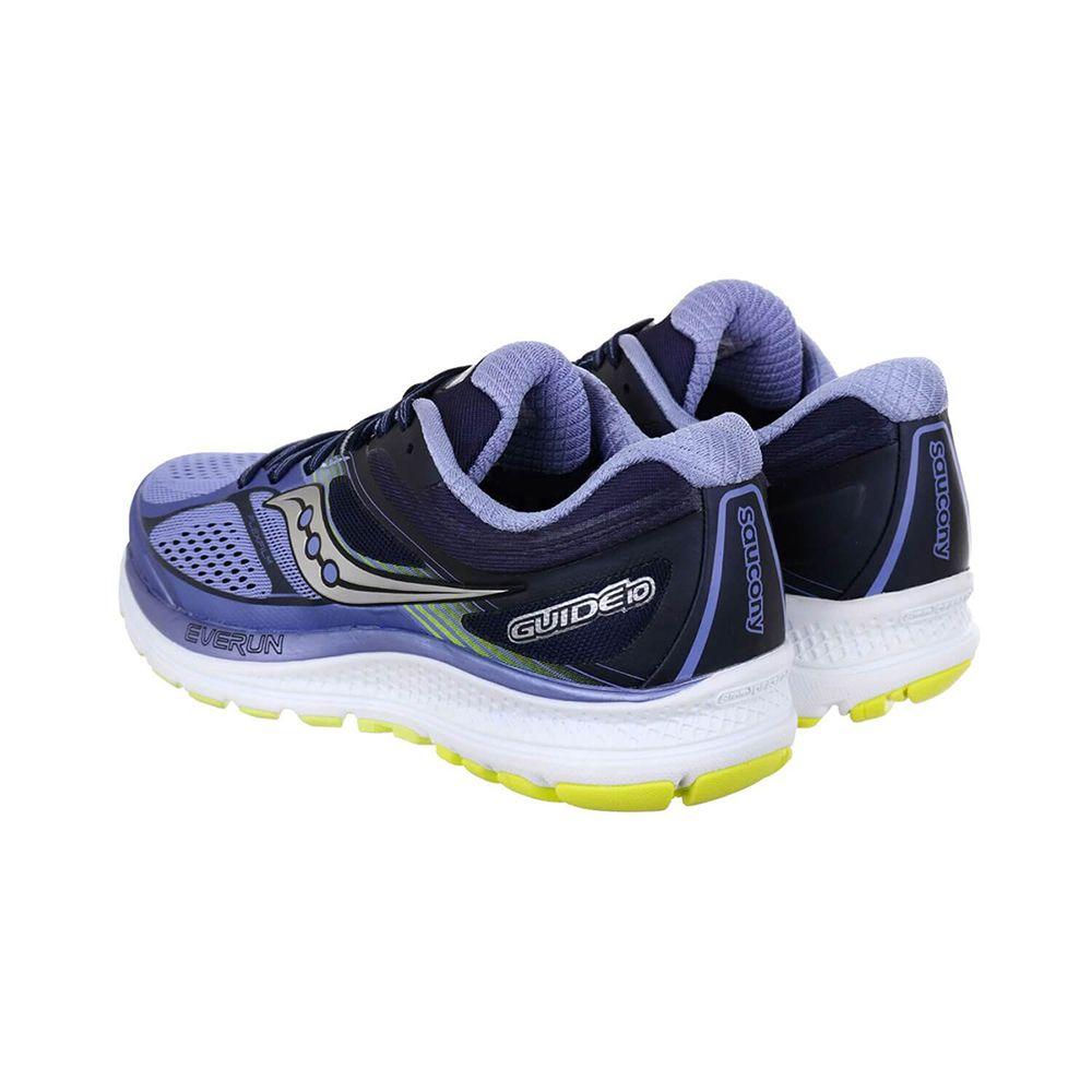 Zapatilla Mujer Saucony Guide 10 Purple/Navy/Citron-2