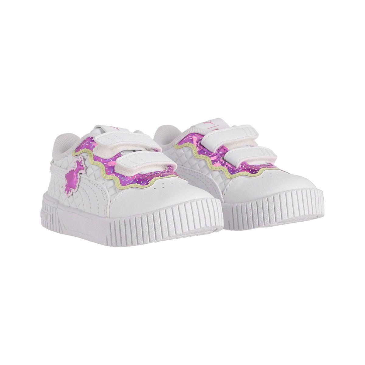 Zapatilla Puma x Trolls Carina 2.0 Baby Blancas/Rosadas-2