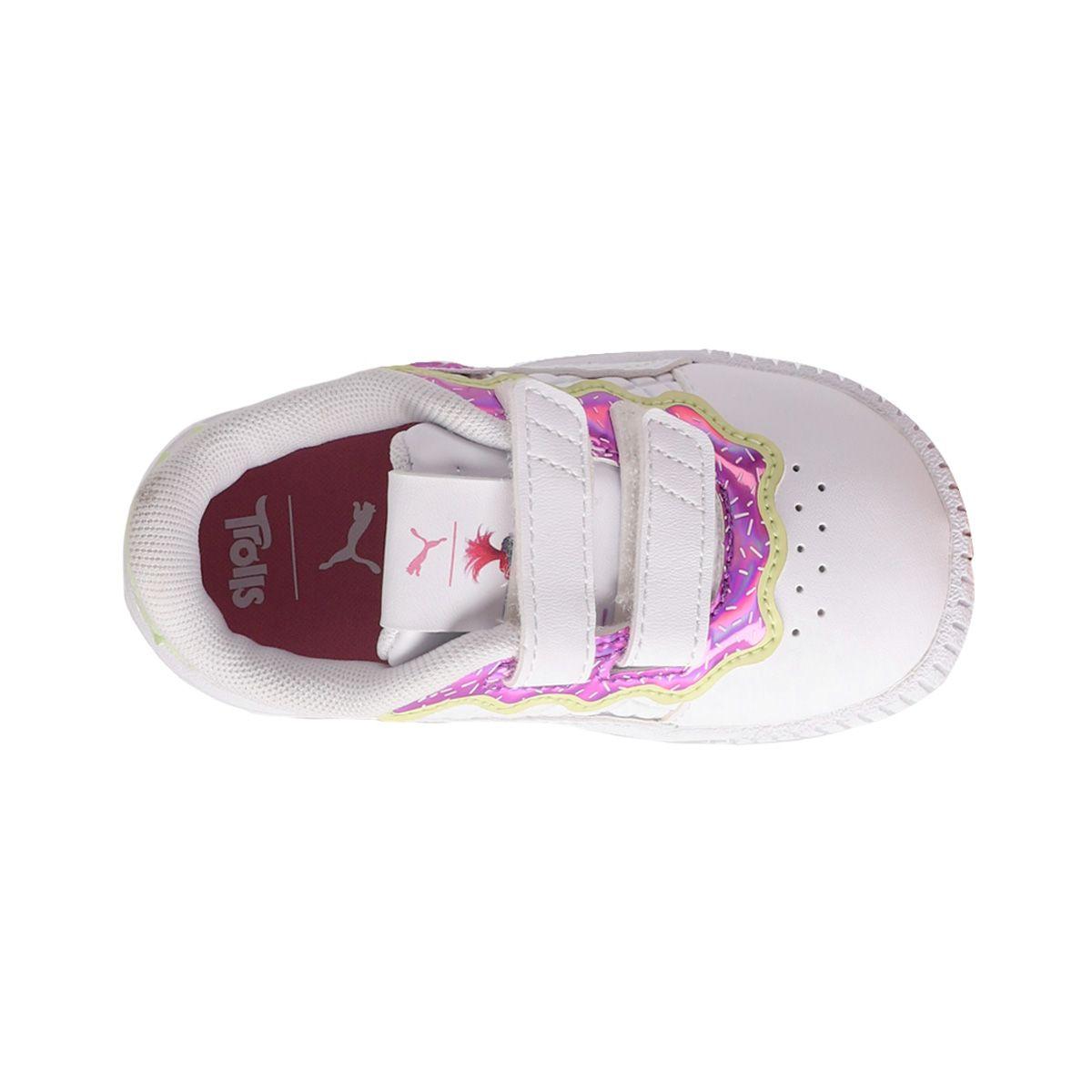 Zapatilla Puma x Trolls Carina 2.0 Baby Blancas/Rosadas-4