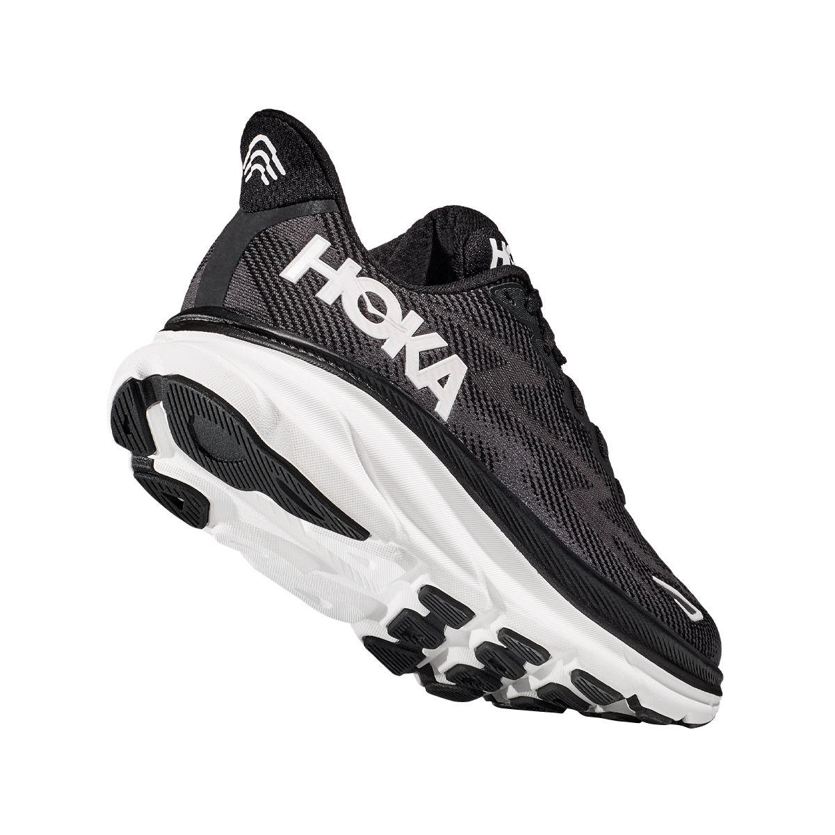 Zapatilla Hoka Clifton 9 Mujer Black/White-3