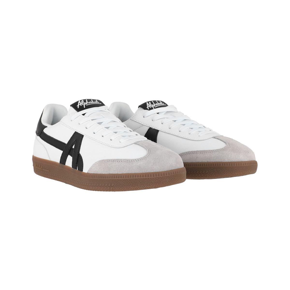 Zapatillas Mujer Monterey 301 Alphabet Blancas/Negras-2