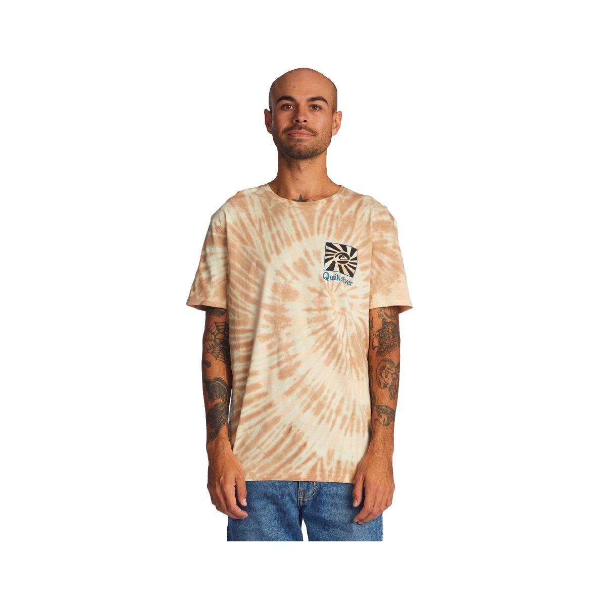 Polera Hombre Quiksilver Peaceful Life Amarillo-0