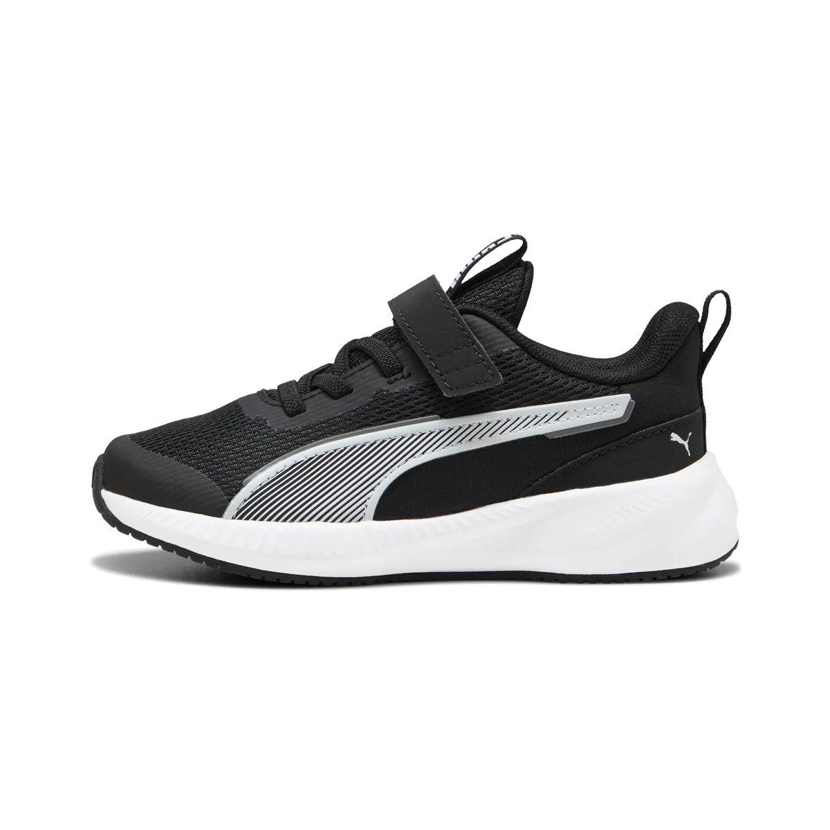 Zapatillas Niños Flyer 3 Puma Negras/Blancas-0