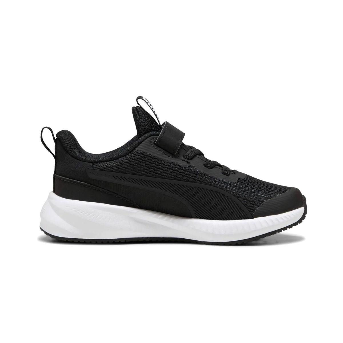 Zapatillas Niños Flyer 3 Puma Negras/Blancas-1