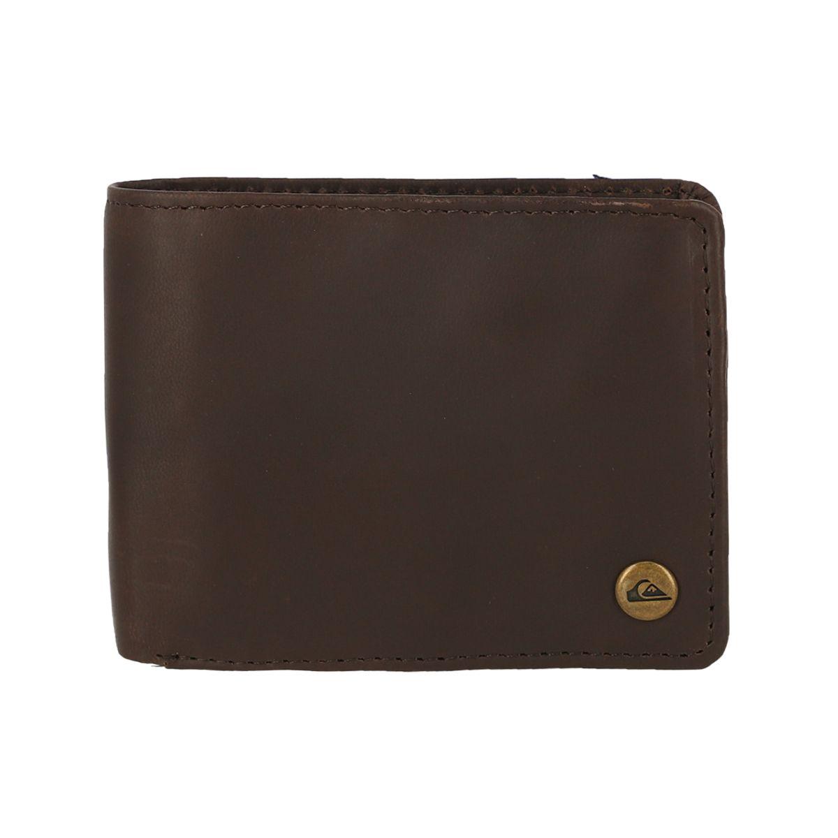 Billetera Quiksilver Mac Hombre Chocolate Brown-0