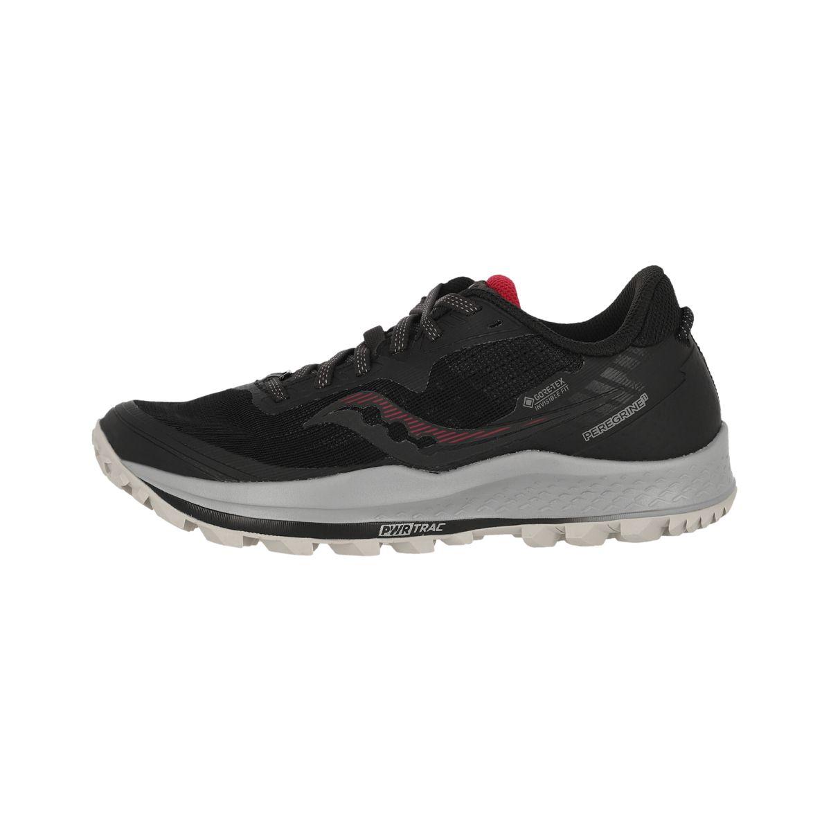 Zapatilla Saucony Peregrine 11 GTX Mujer Black/Cherry-0