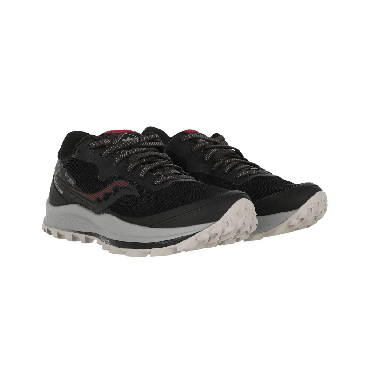 Zapatilla Saucony Peregrine 11 GTX Mujer Black/Cherry-2