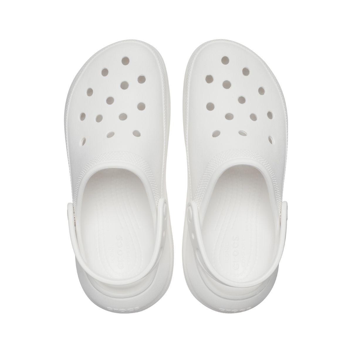 Zueco Crocs Classic Crush Mujer White-5