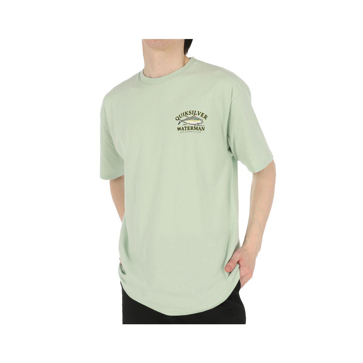 Polera Quiksilver Waterman Bait Stealer Hombre Green-0