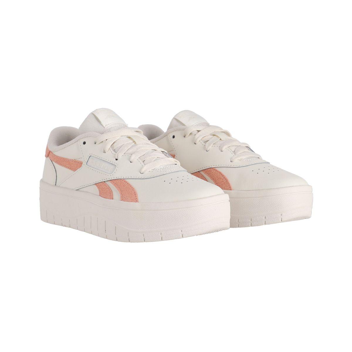 Zapatilla Reebok Court Advance Surge Mujer Crema/Rosadas-2