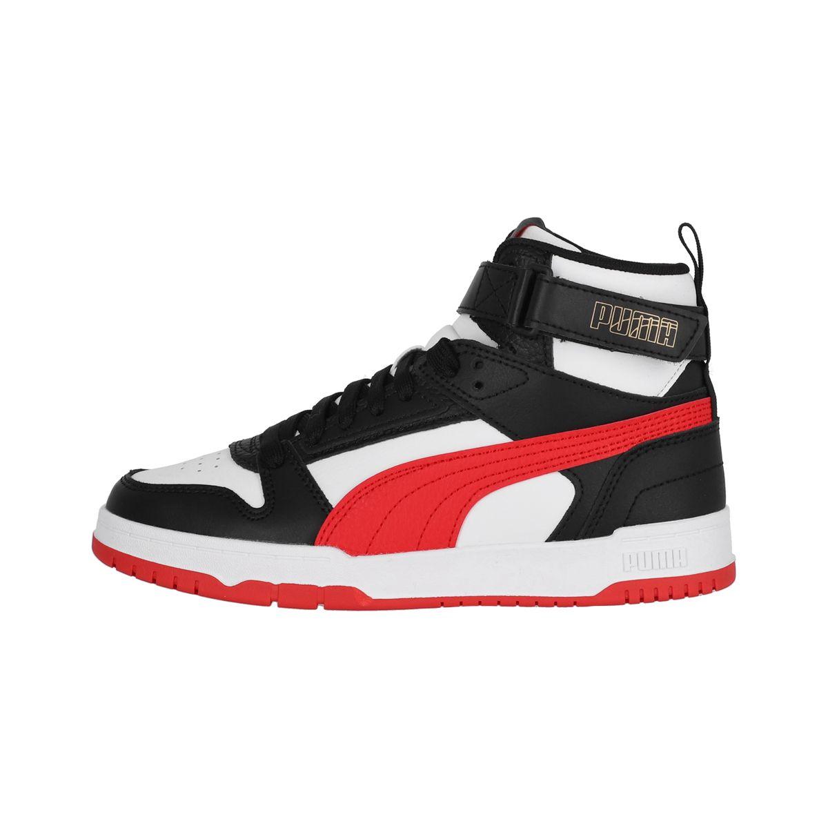 Zapatilla Puma Rebound Game Joven Black/White/Red-0