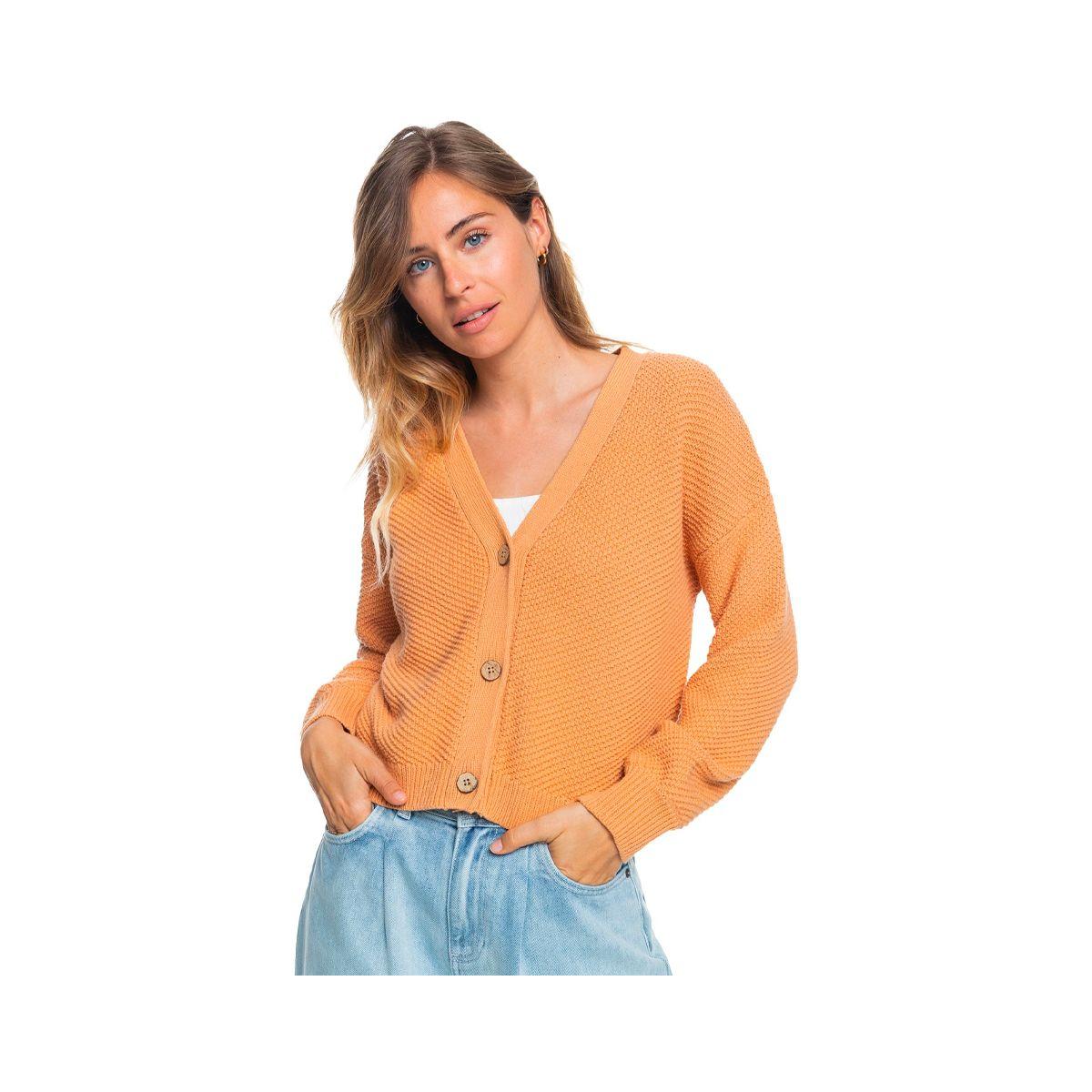 Cardigan Roxy Wonder Time Mujer Toast-0