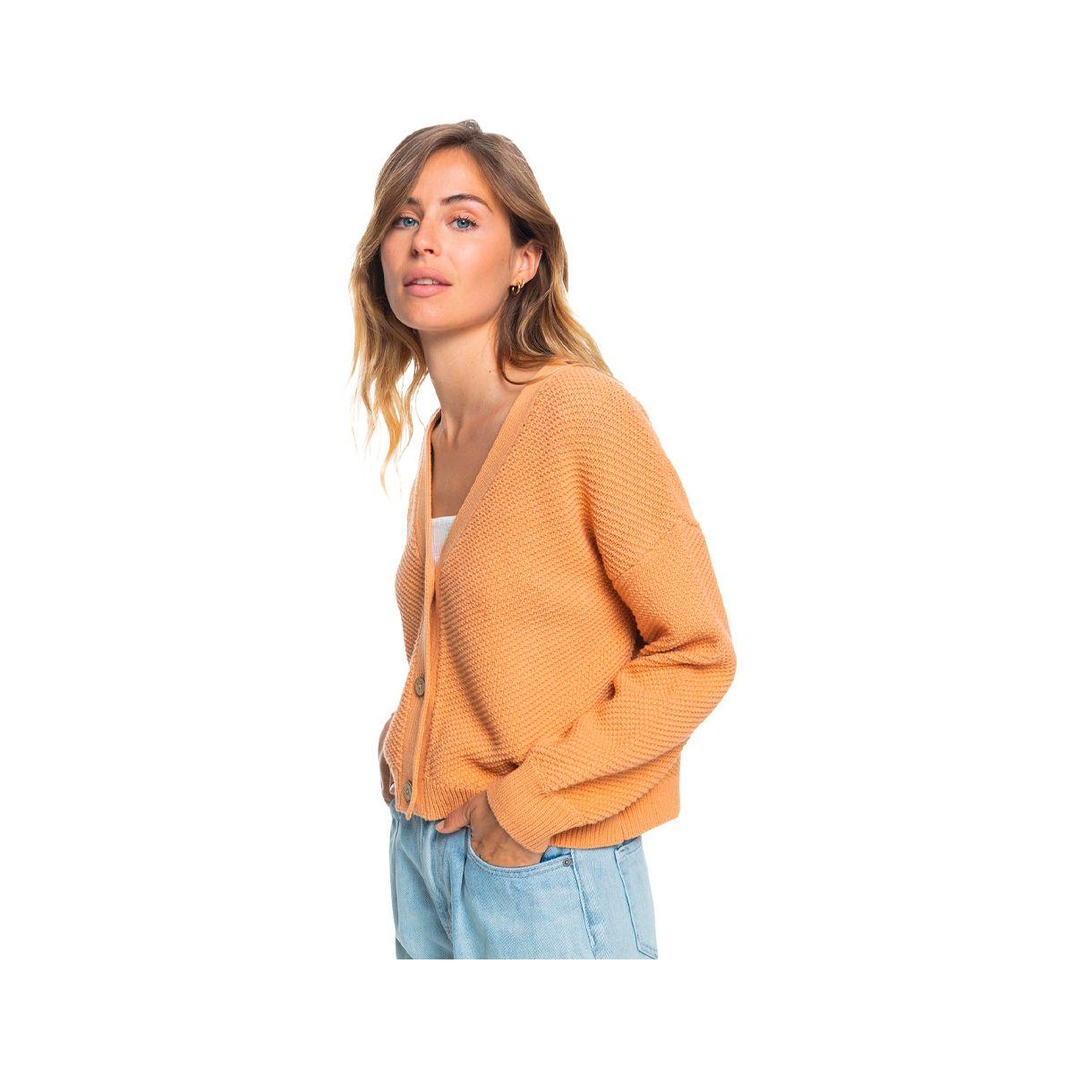 Cardigan Roxy Wonder Time Mujer Toast-2