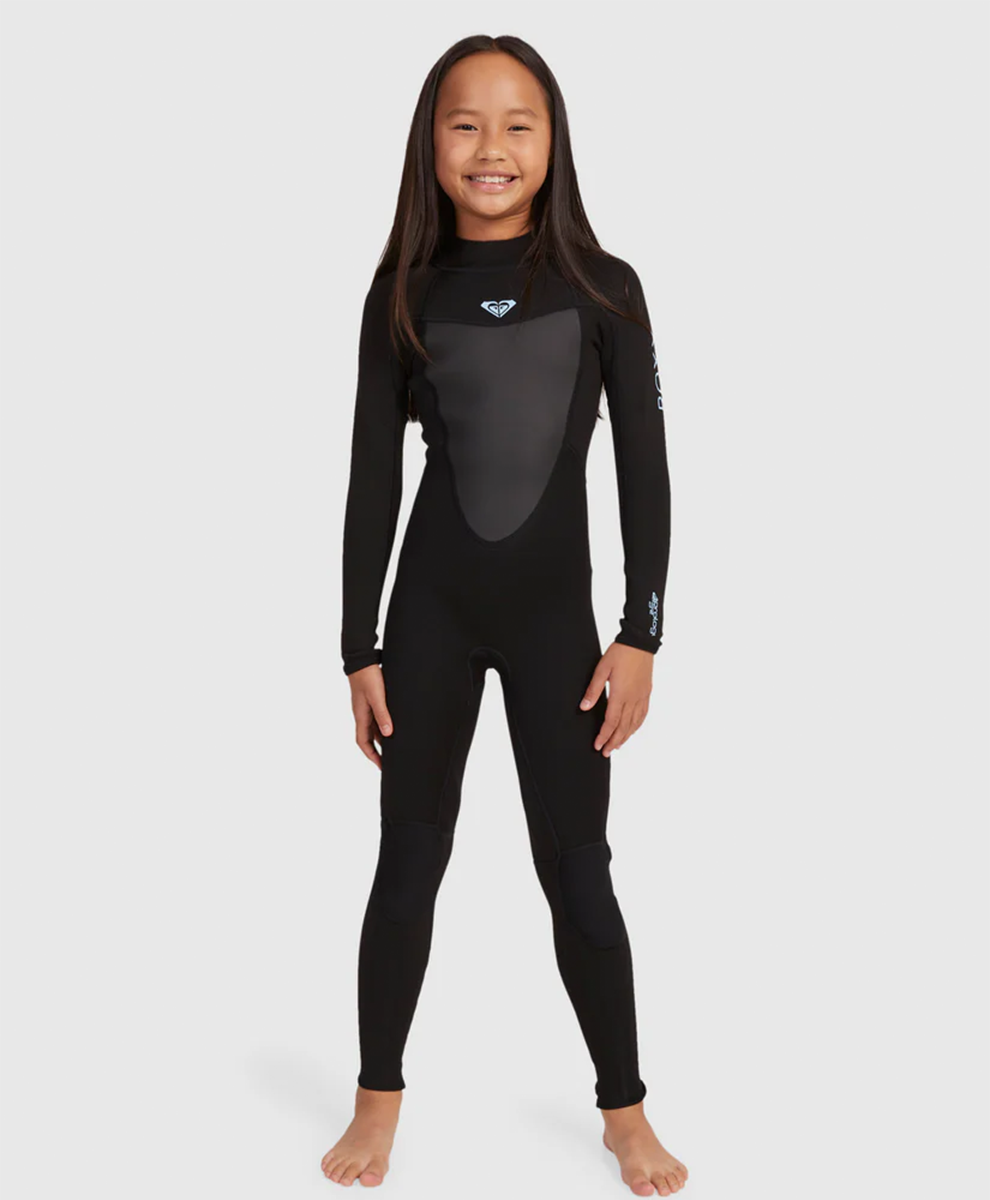Traje de neopreno Niña Roxy School Rental 3/2 Zip Negro-0