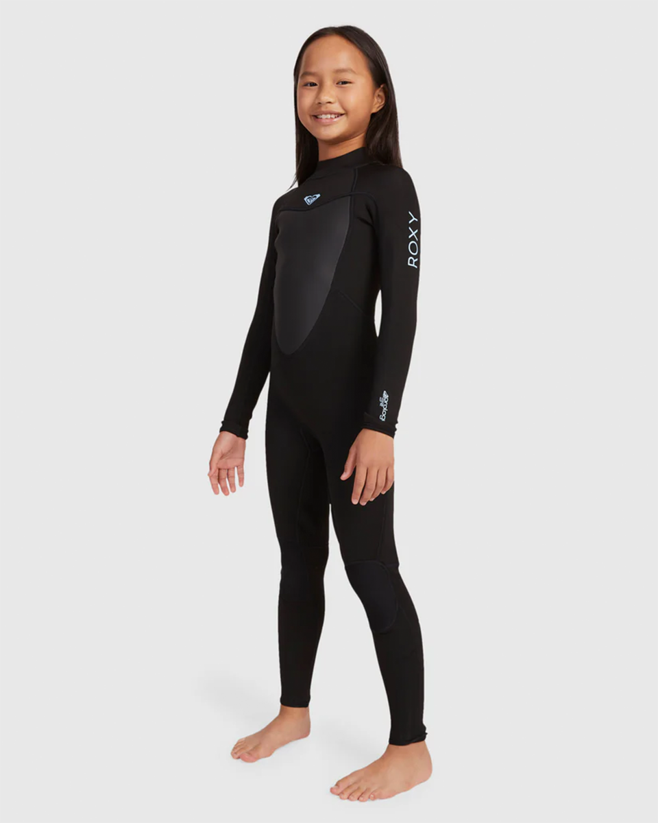 Traje de neopreno Niña Roxy School Rental 3/2 Zip Negro-1