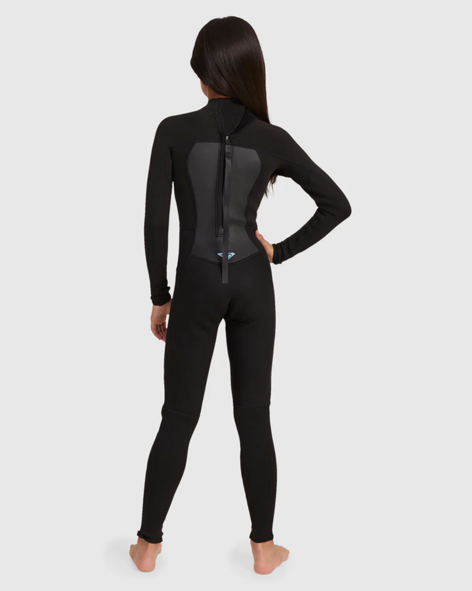 Traje de neopreno Niña Roxy School Rental 3/2 Zip Negro-2