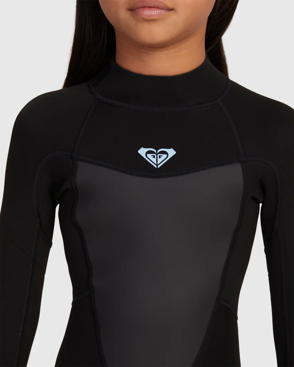 Traje de neopreno Niña Roxy School Rental 3/2 Zip Negro-3