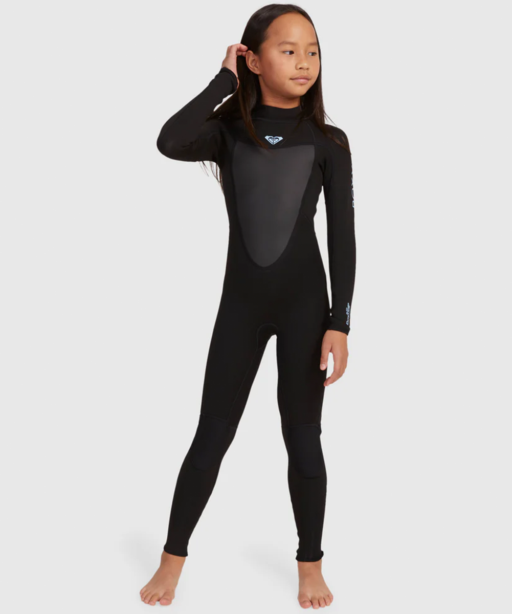 Traje de neopreno Niña Roxy School Rental 3/2 Zip Negro-4