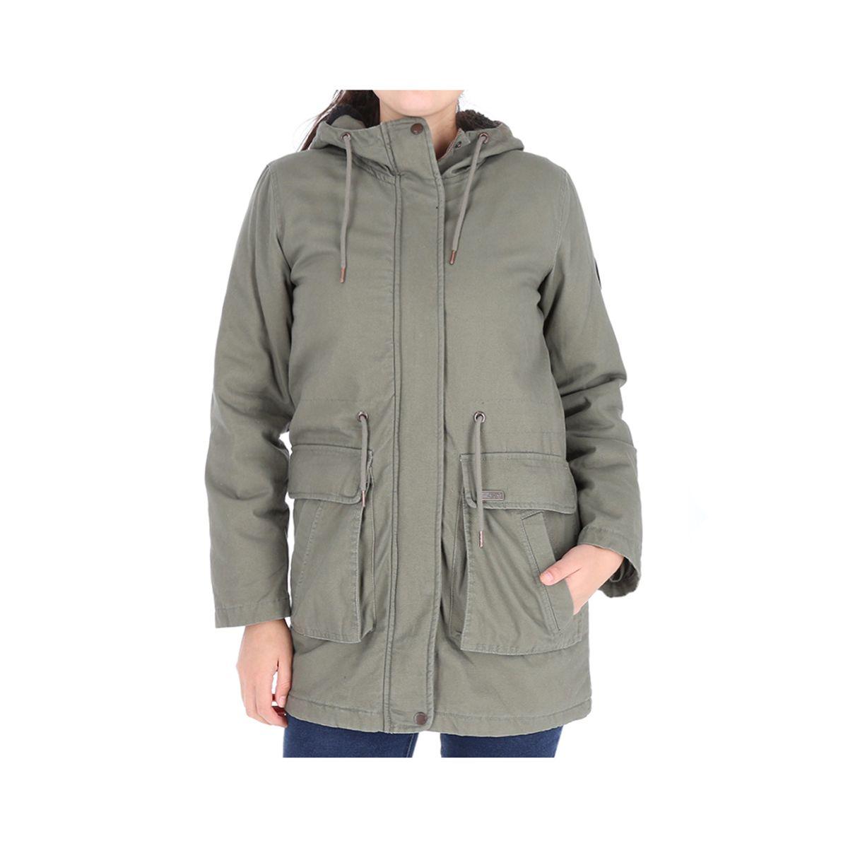 Chaqueta Roxy Canvas Mujer Burnt Olive-0