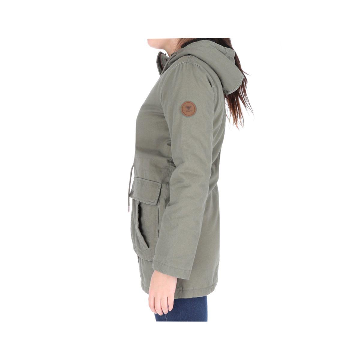 Chaqueta Roxy Canvas Mujer Burnt Olive-1