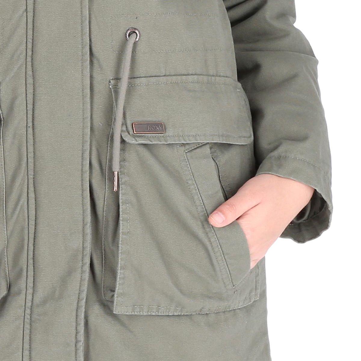 Chaqueta Roxy Canvas Mujer Burnt Olive-3