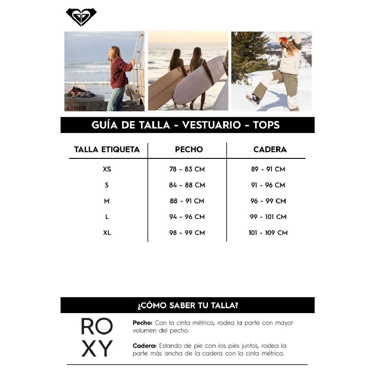 Polera Roxy MC Mujer Beige-4