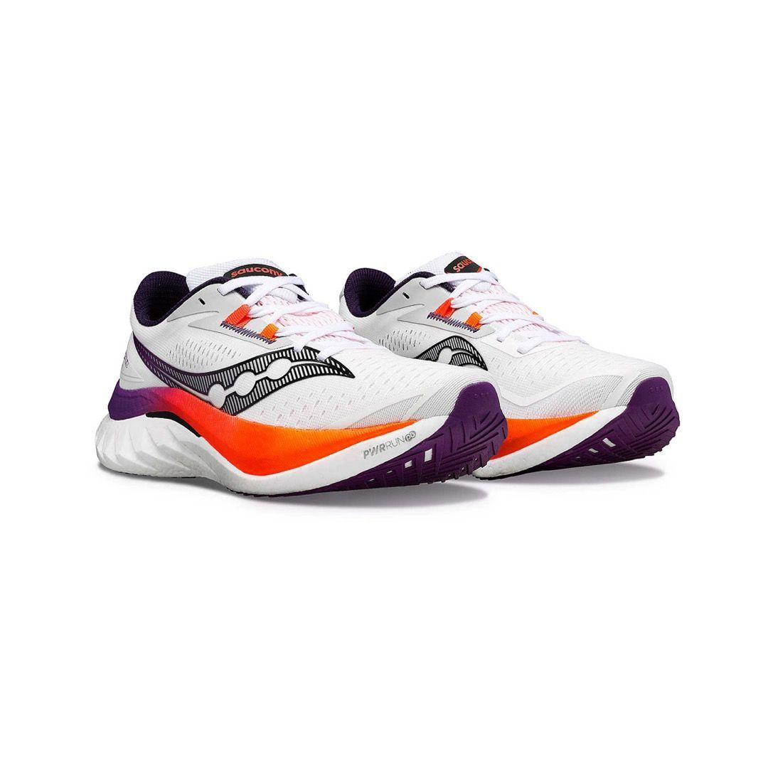 Zapatilla Saucony Endorphin Speed 4 Hombre White/Viziorange-2