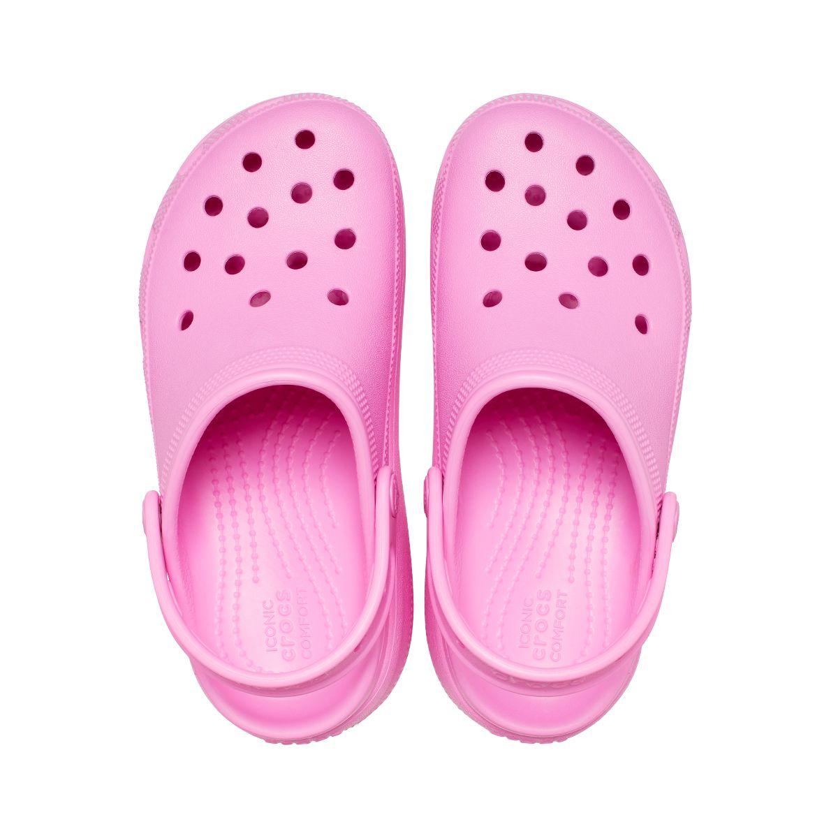 Zueco Crocs Classic Cutie Crush Niña Taffy Pink-5